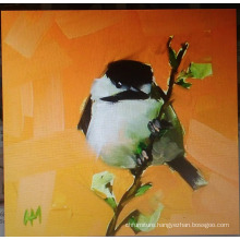 White Bird Oil Painting